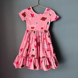 Girlhood / little stocking co Valentine’s Day dress